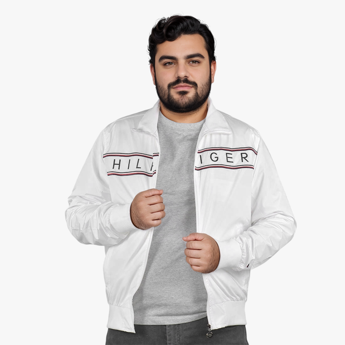Tommy Hilfiger Embroidered logo White Premium Jacket-1