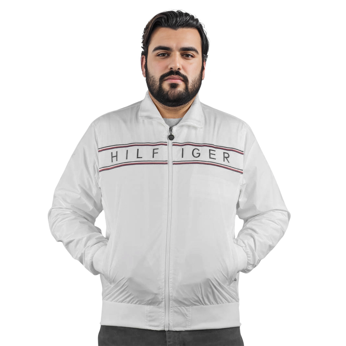 Tommy Hilfiger Embroidered logo White Premium Jacket-0