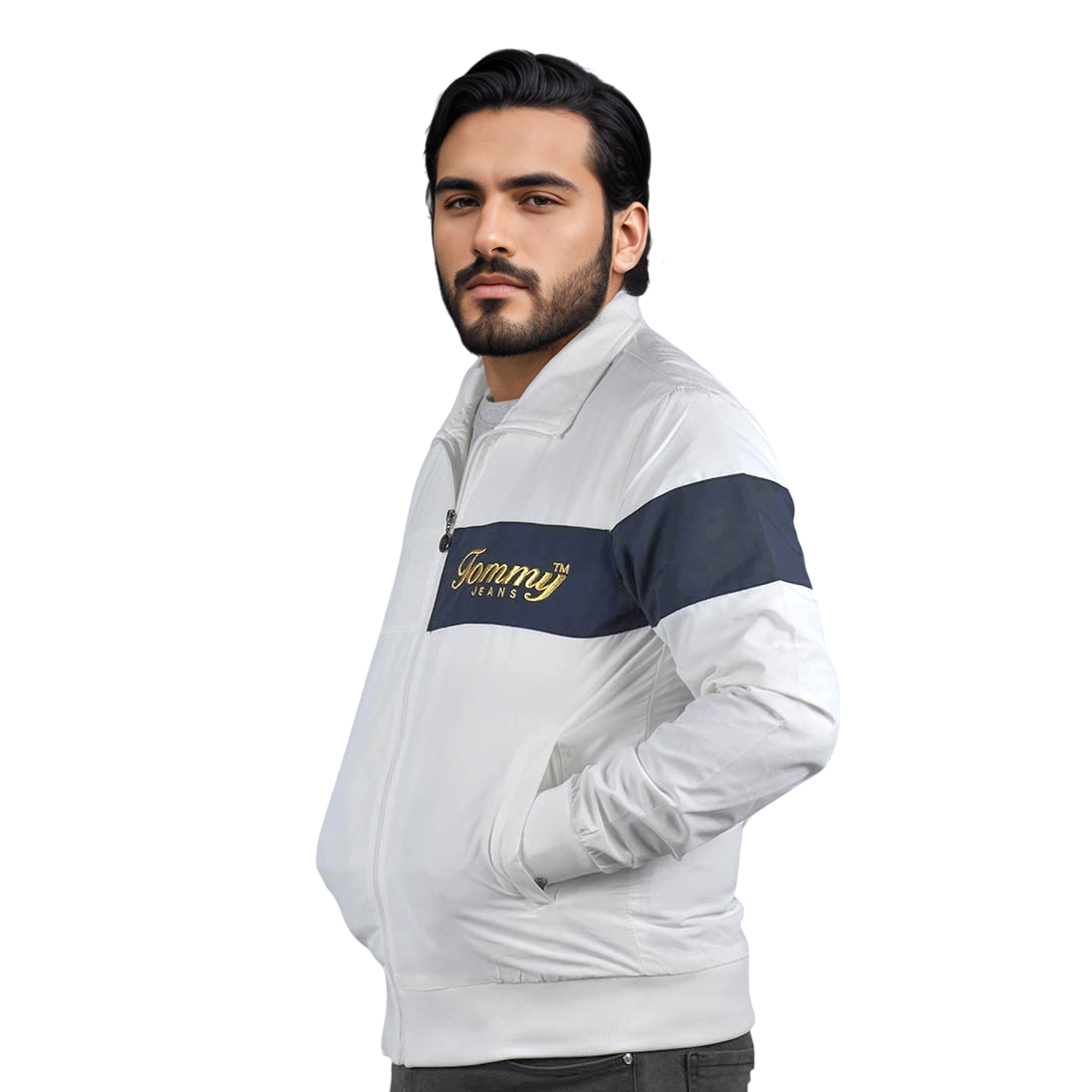 Tommy Hilfiger White Premium Luxury Jacket-1