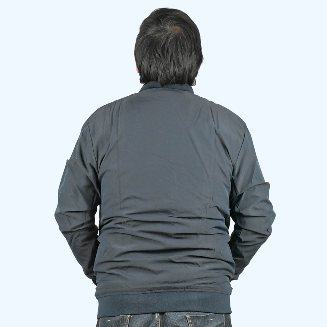 Armani Exchange Eagle Print Blue Premium Jacket-3