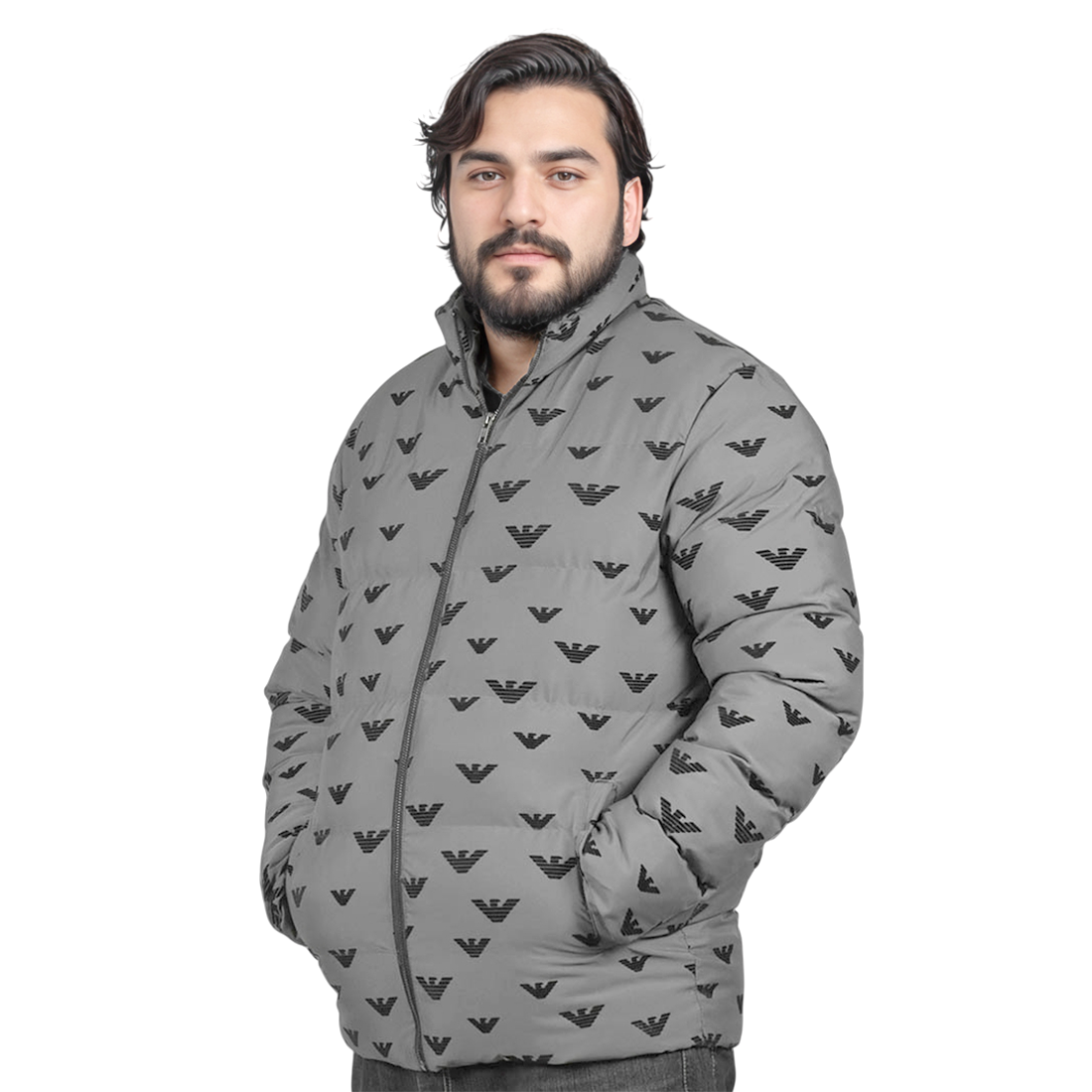 Emporio Armani Grey Premium Quality Jacket-1