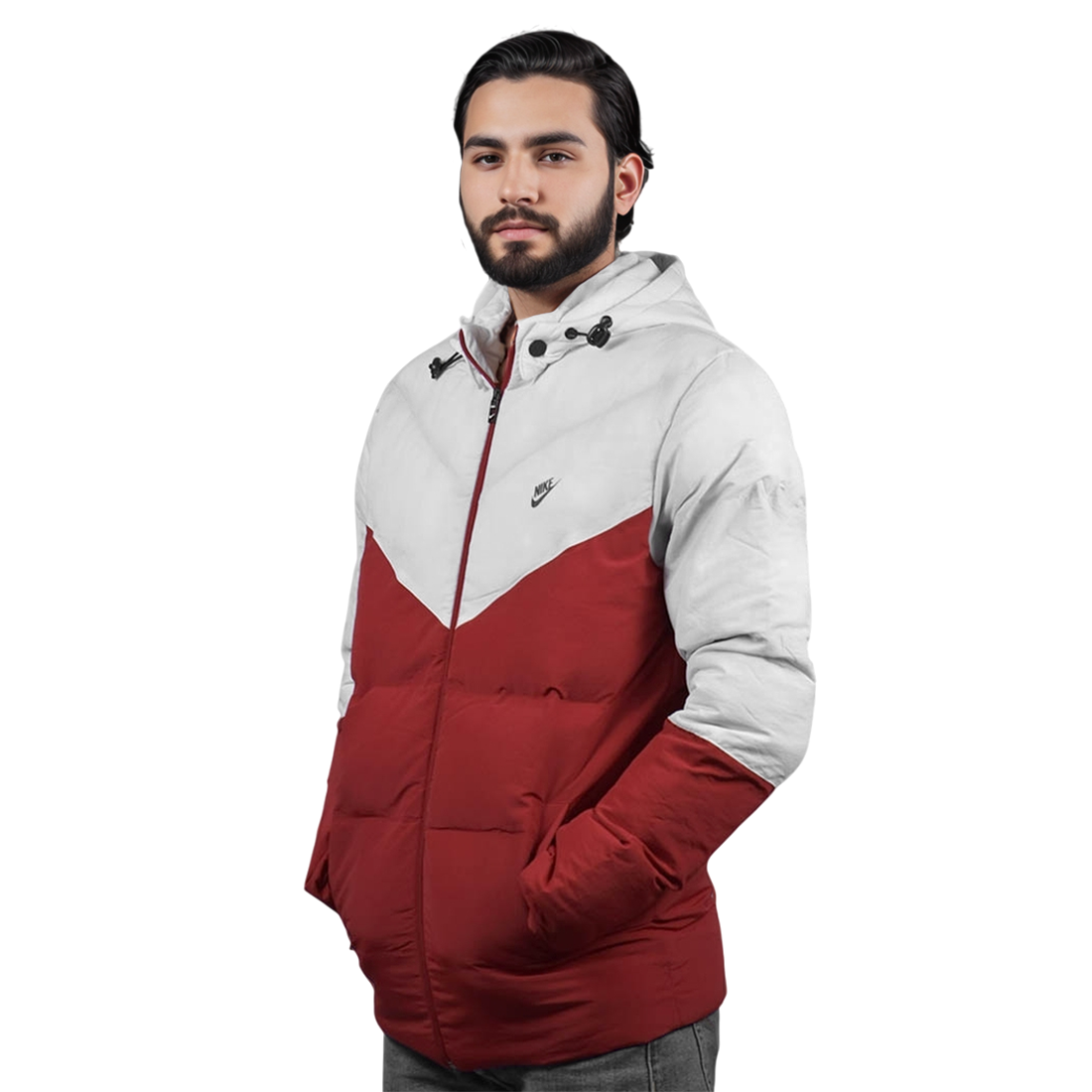 Nike Red & White Premium Quality Jacket-1