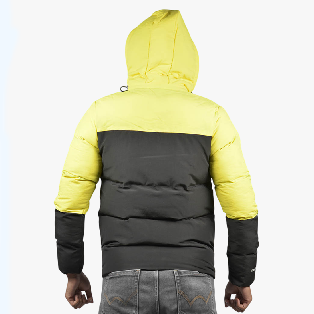 Nike Black & Yellow Premium Quality Jacket-3