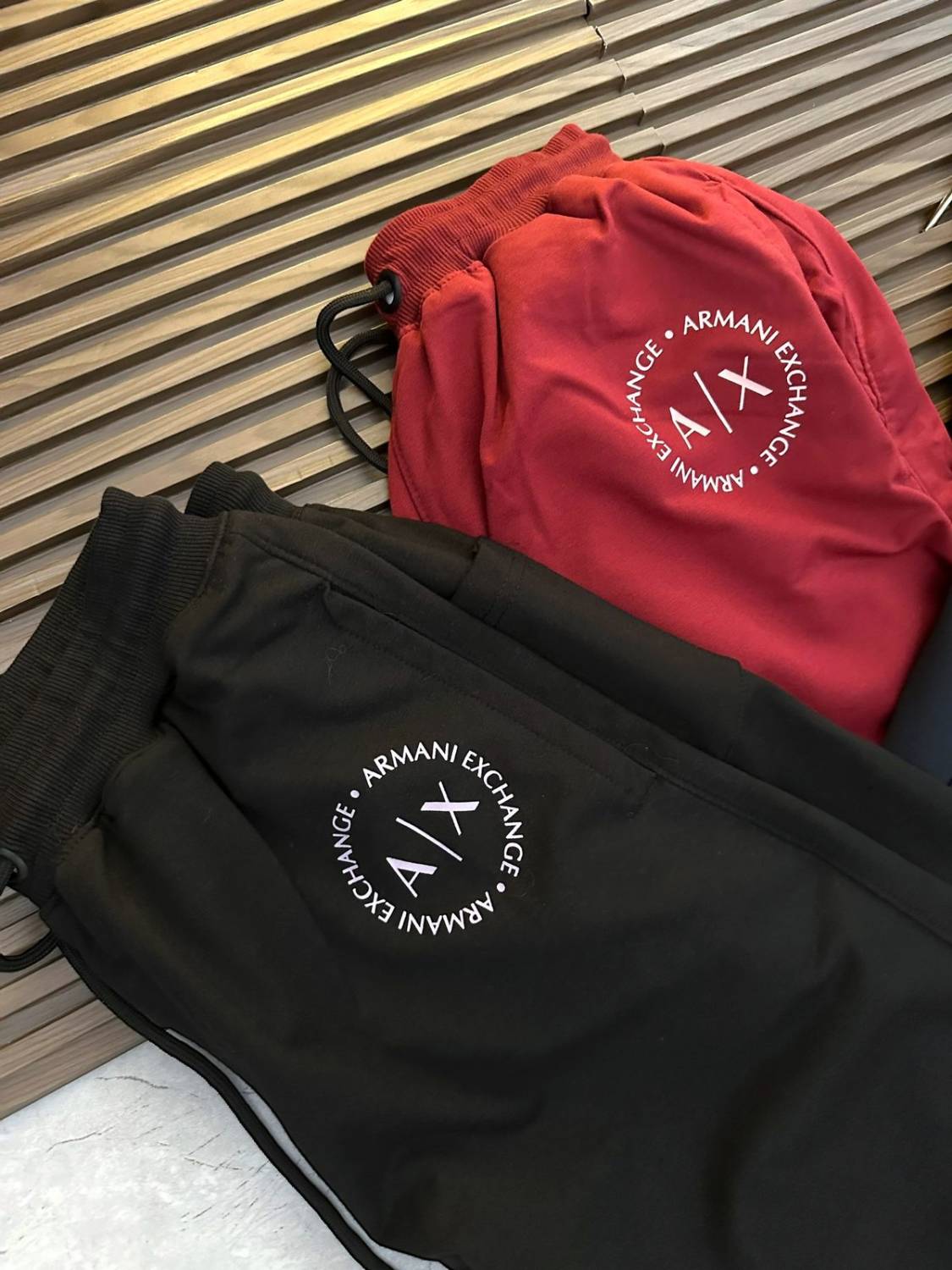 Armani Exchange Black Premium Quality Warm Track Pant-0