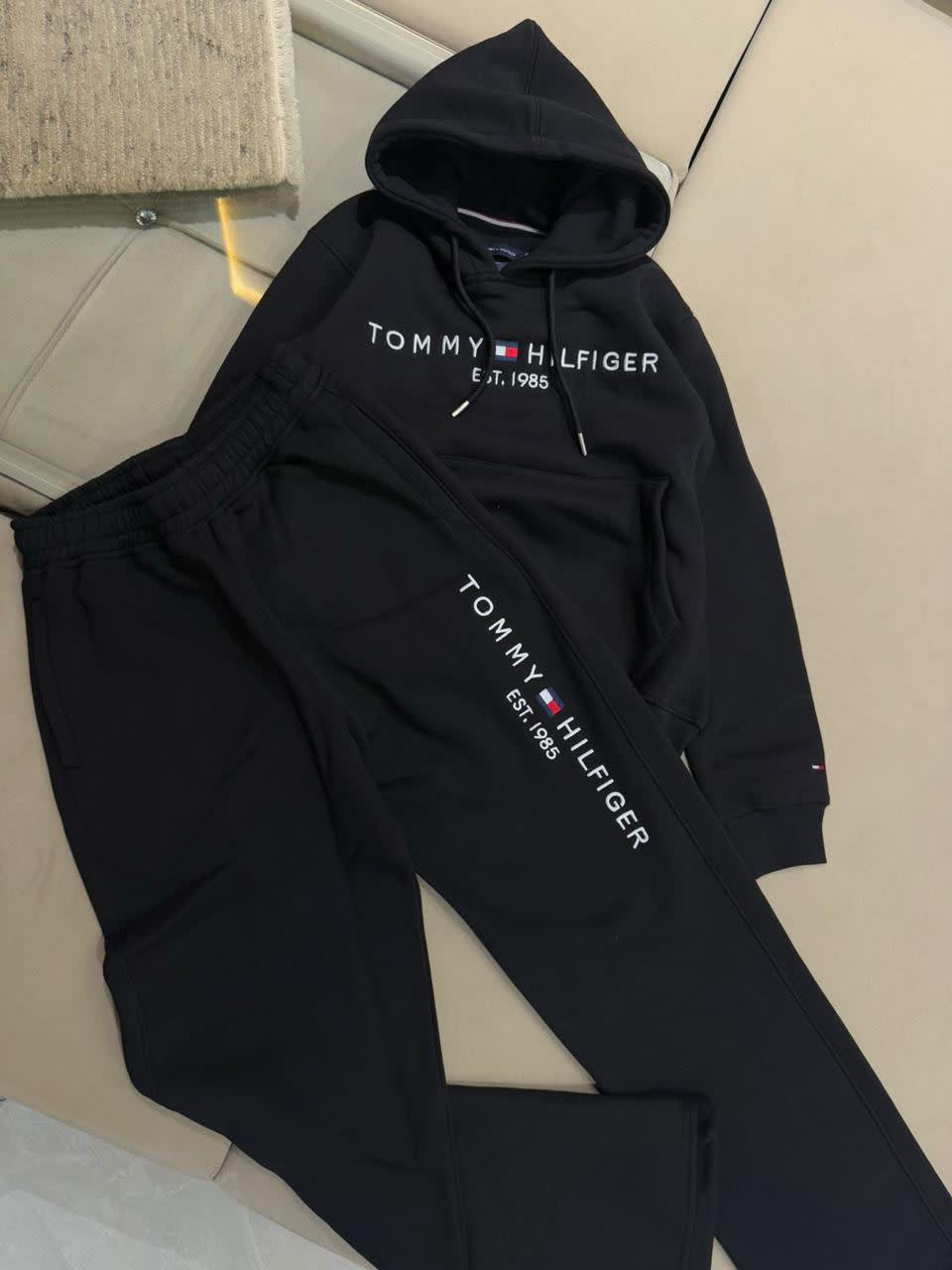 Tommy Hilfiger Black Premium Co-ord Set-0