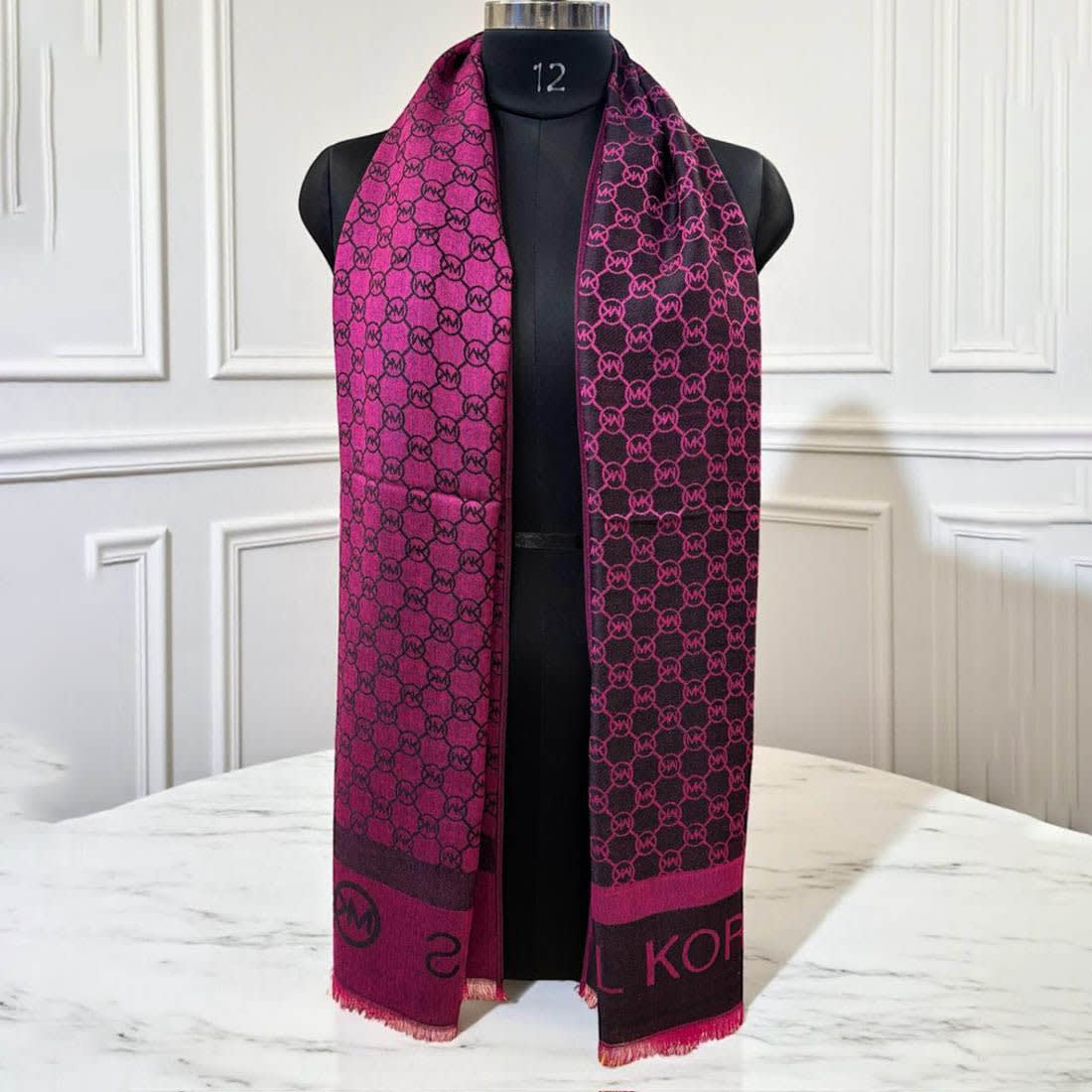 Michael Kors Pink Semi Woolen Stole-0