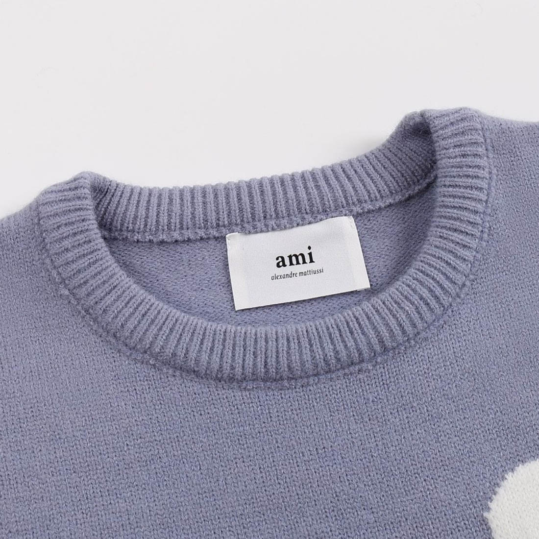 Ami Paris Blue Crewneck Pullover-1