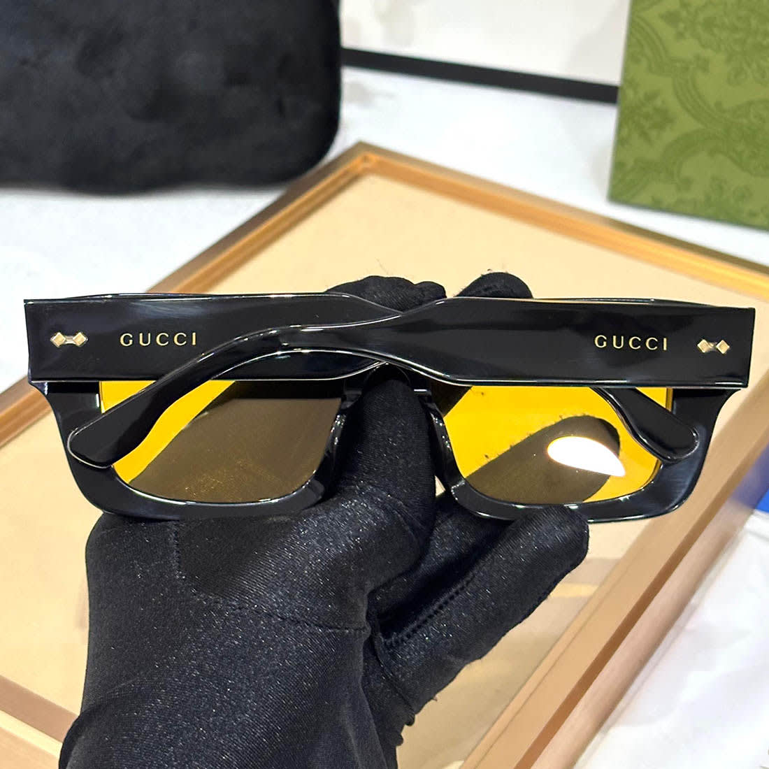 Gucci Yellow Premium Sunglasses-4
