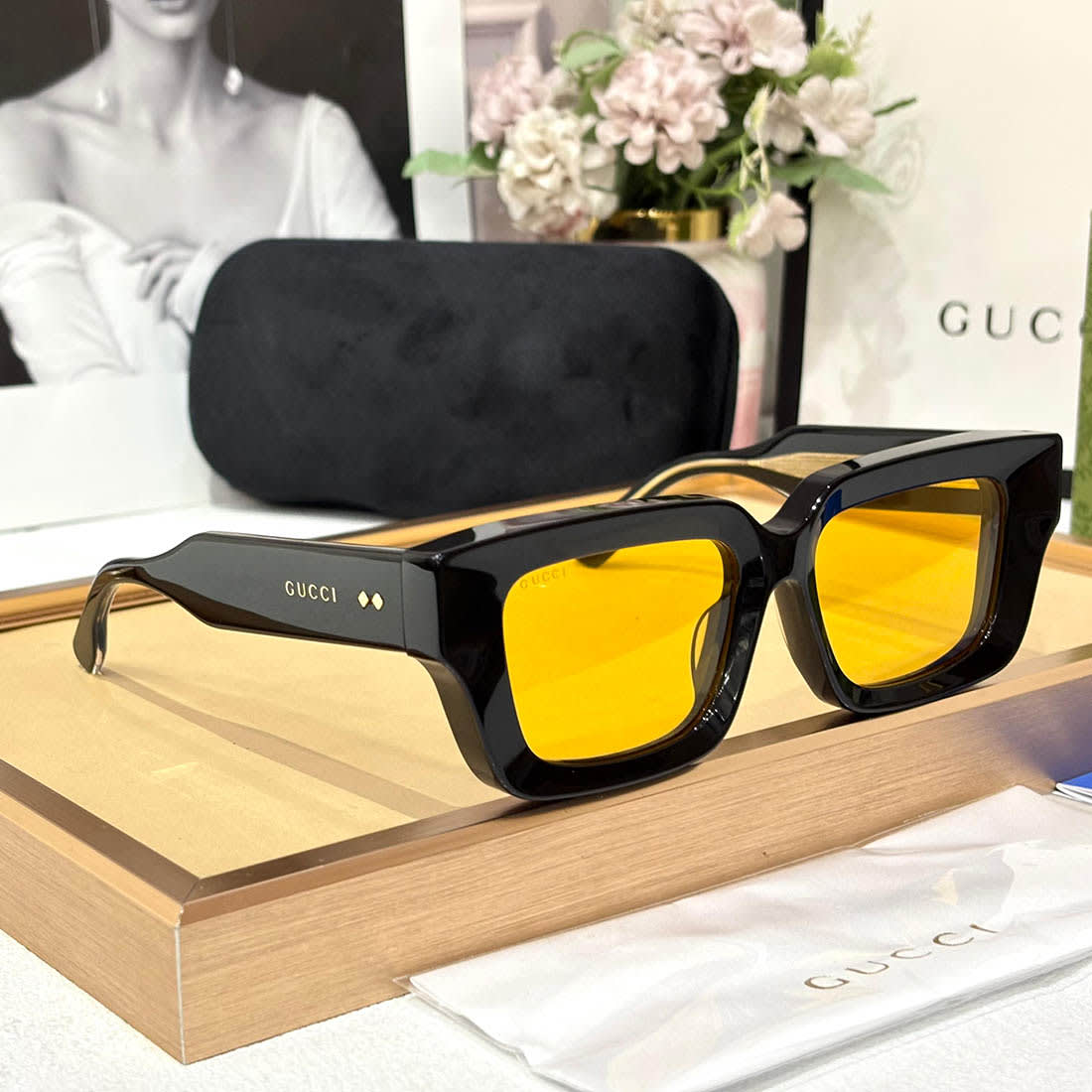 Gucci Yellow Premium Sunglasses-1