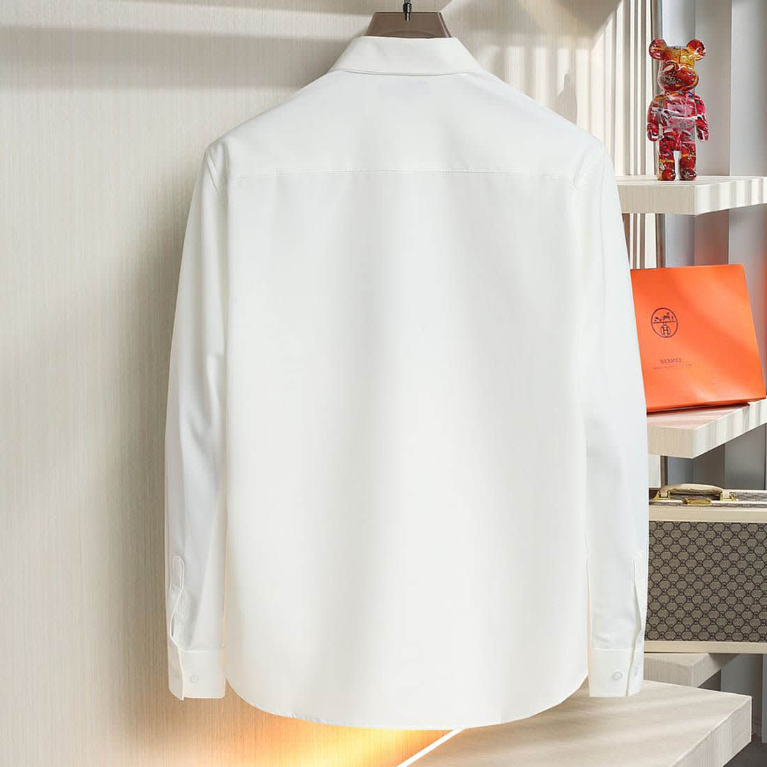 Balmain Embroidered White Premium Cotton Shirt-2