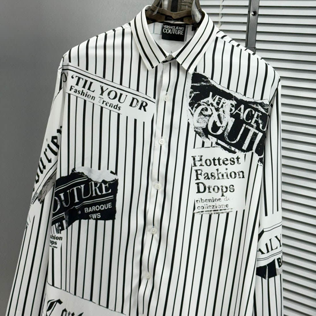 Versace White Premium Cotton Shirt-3