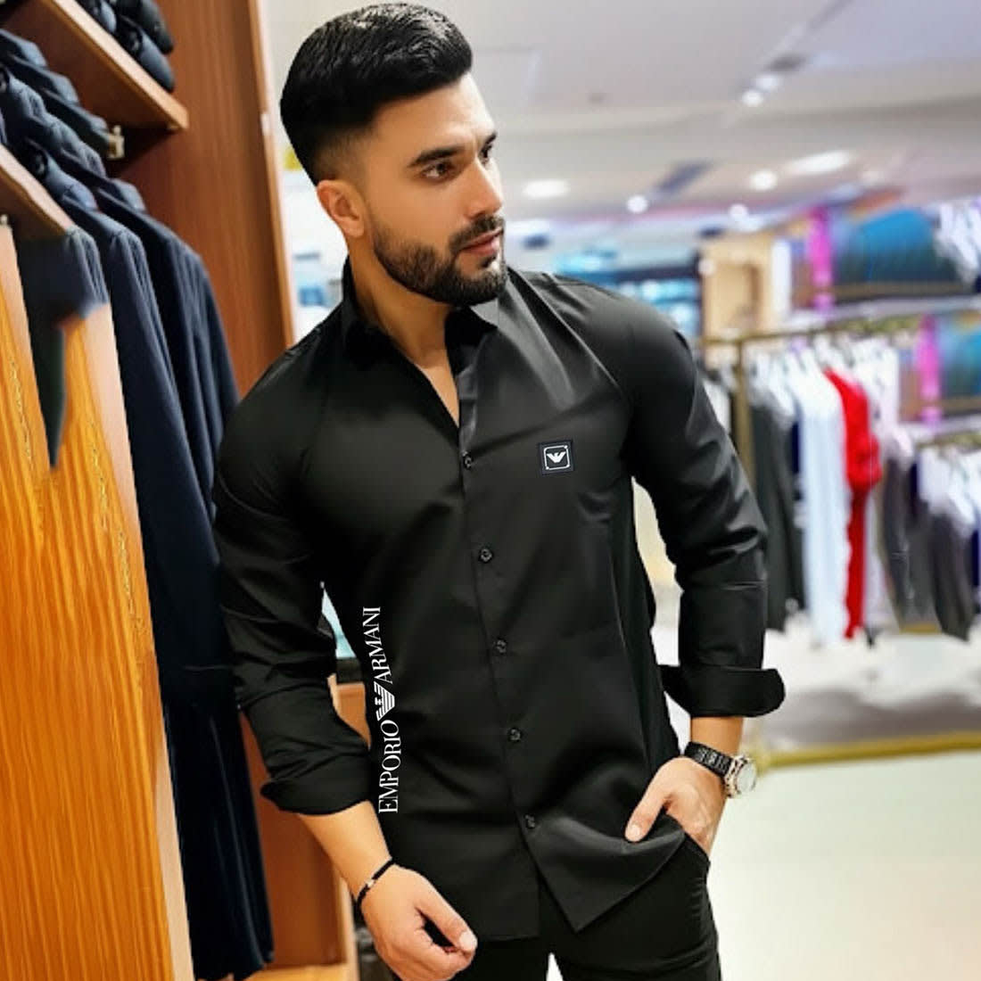 Emporio Armani Black Premium Shirt-0