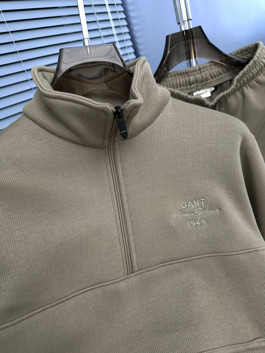 Gant Grey Premium Quality Warm Tracksuit-2