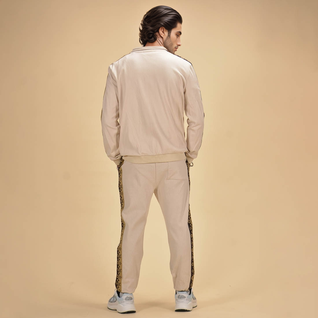 Louis Vuitton Monogram Cream Premium Tracksuit-1