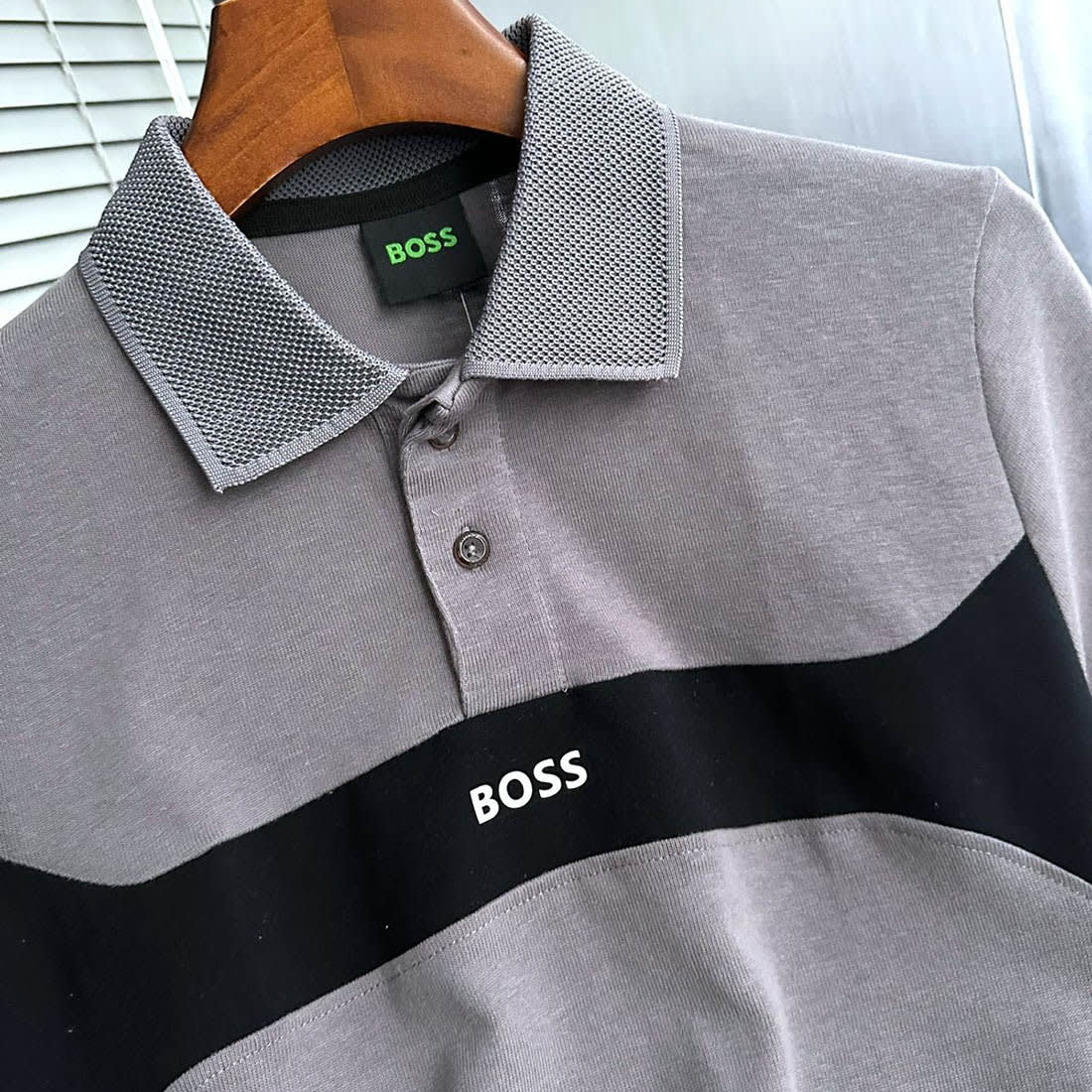 Hugo Boss Grey Premium Quality T-shirt-2