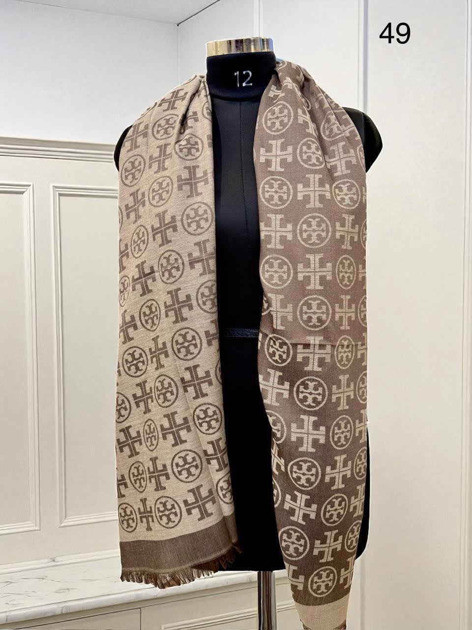 Tory Burch Designer Brown Woollen Stole-0