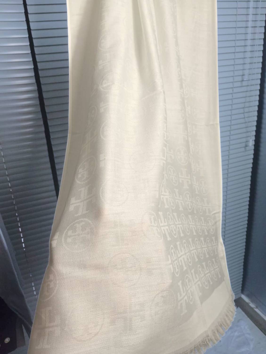 Tory Burch Designer Cream Stole-0