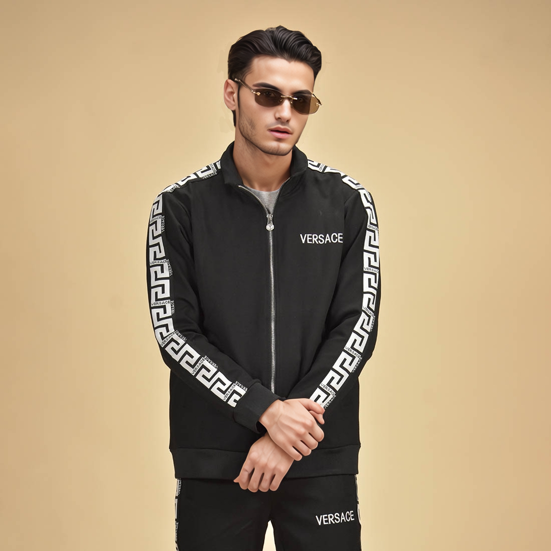 Versace Black Premium Luxury Tracksuit-6