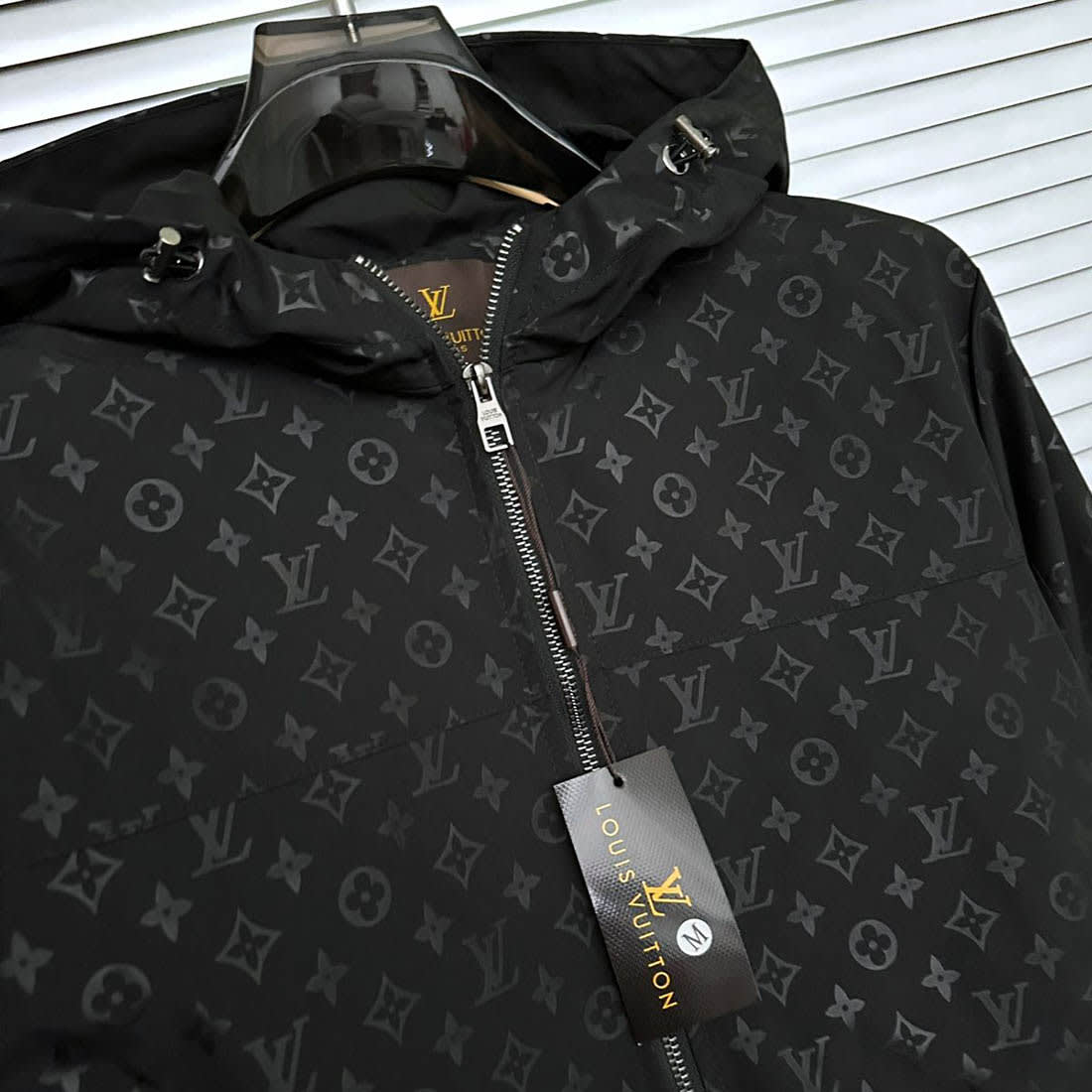 Louis Vuitton Embroidered logo Black Premium Zipper-3