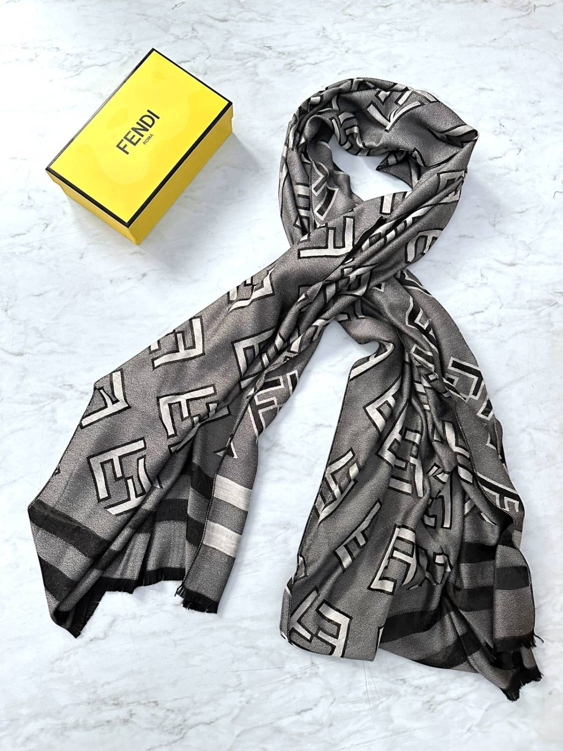 Fendi Black Premium Quality Stole-1