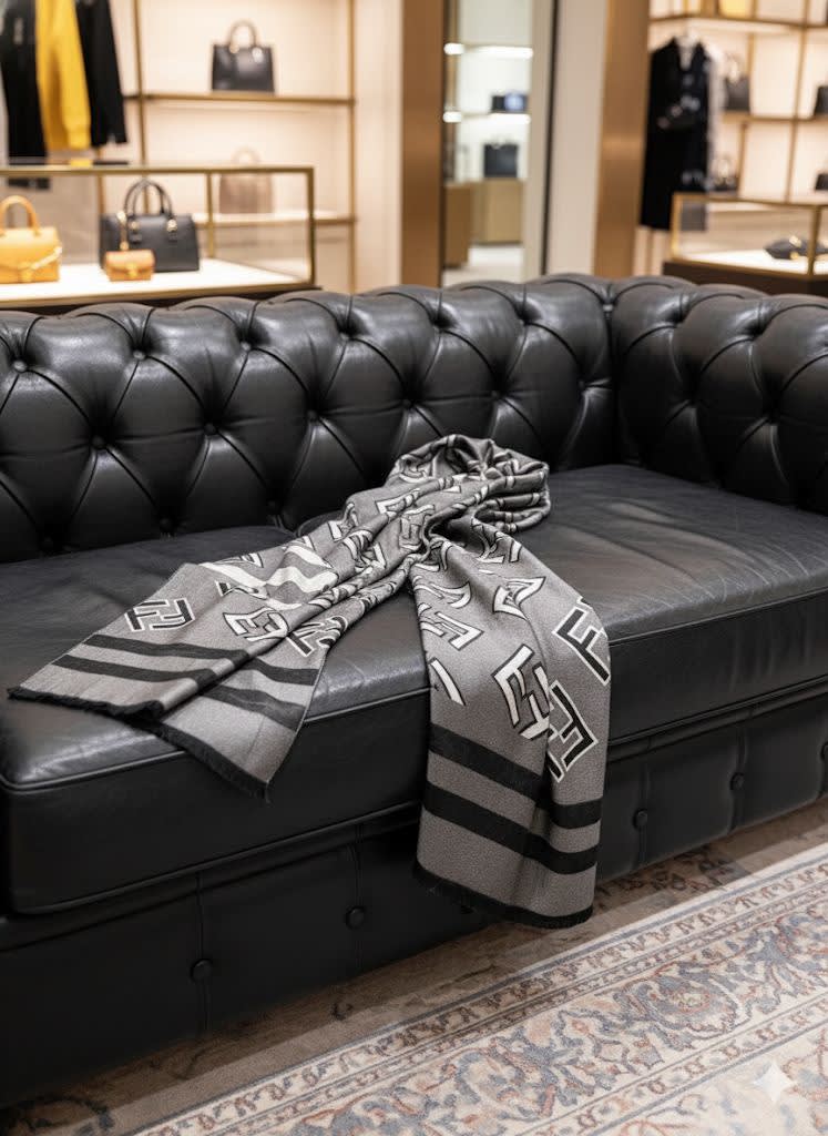 Fendi Black Premium Quality Stole-2