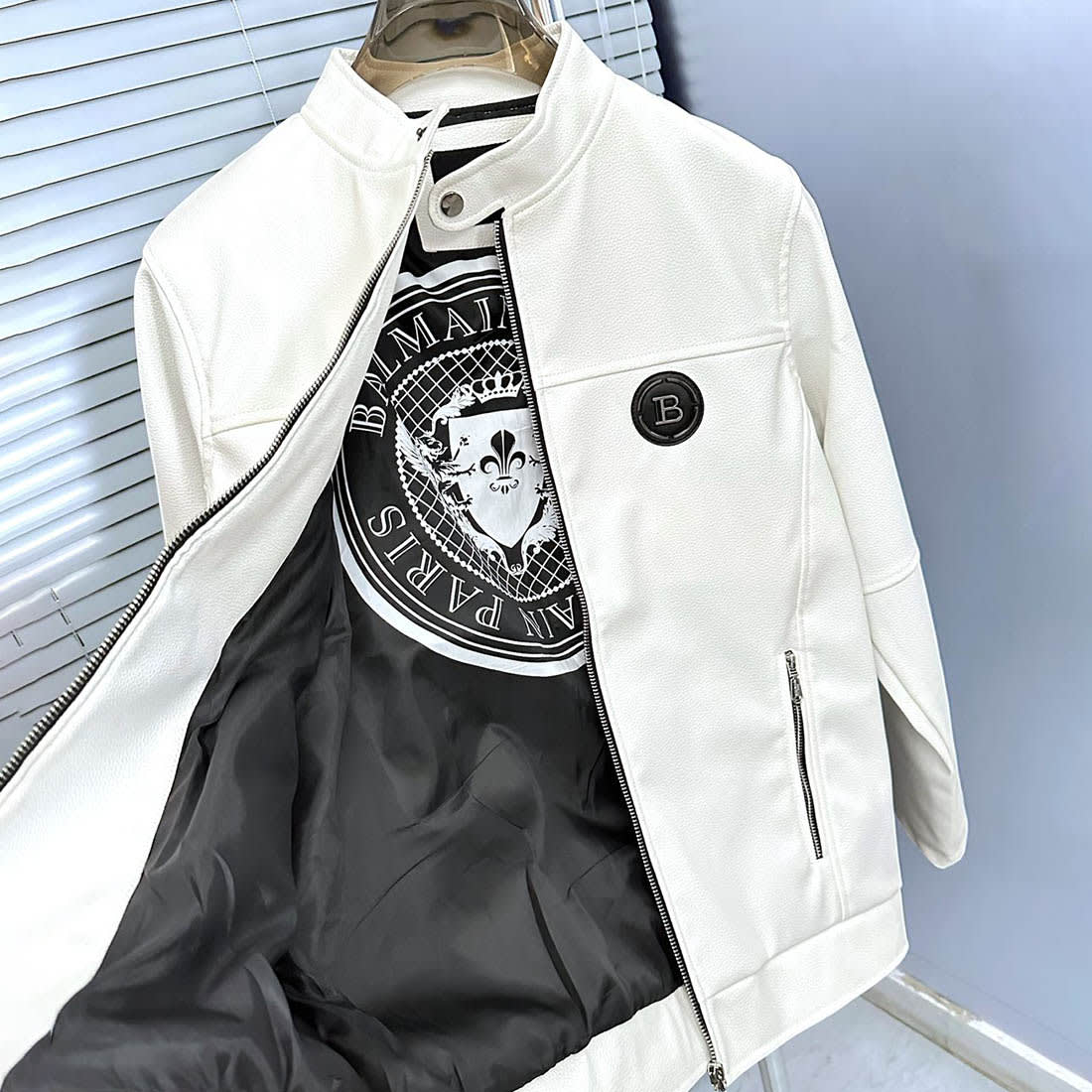 Balmain White Premium Quality Jacket-7
