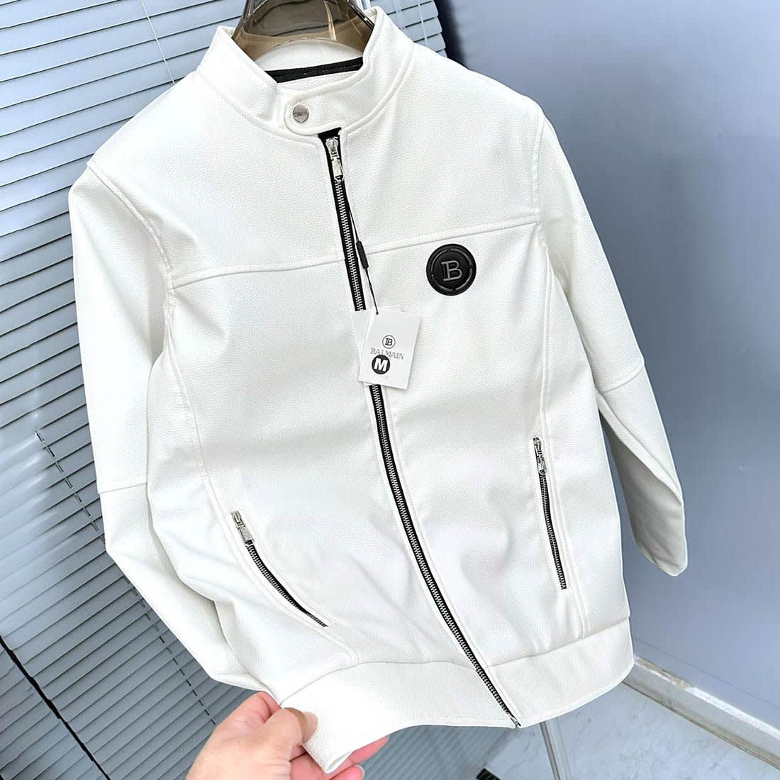 Balmain White Premium Quality Jacket-8