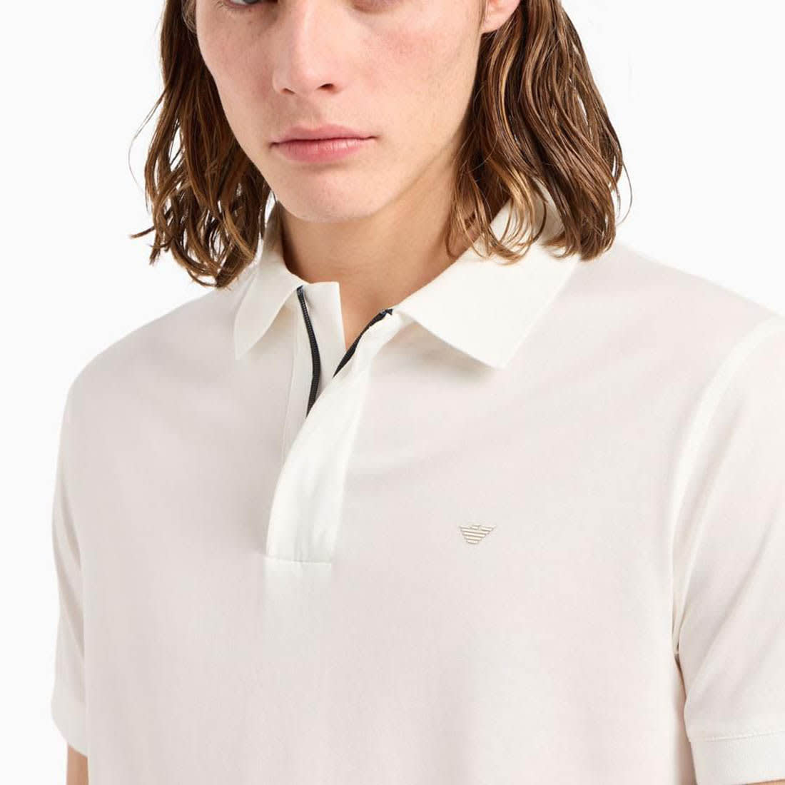 Emporio Armani White Polo T-Shirt-2