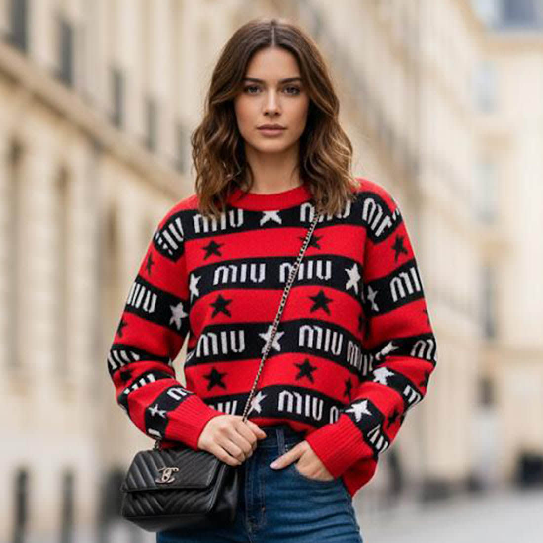 Miu Miu Red Premium Quality Sweater-0