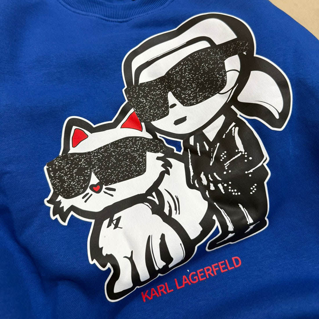 Karl Lagerfeld Blue Premium Quality Sweatshirt-0