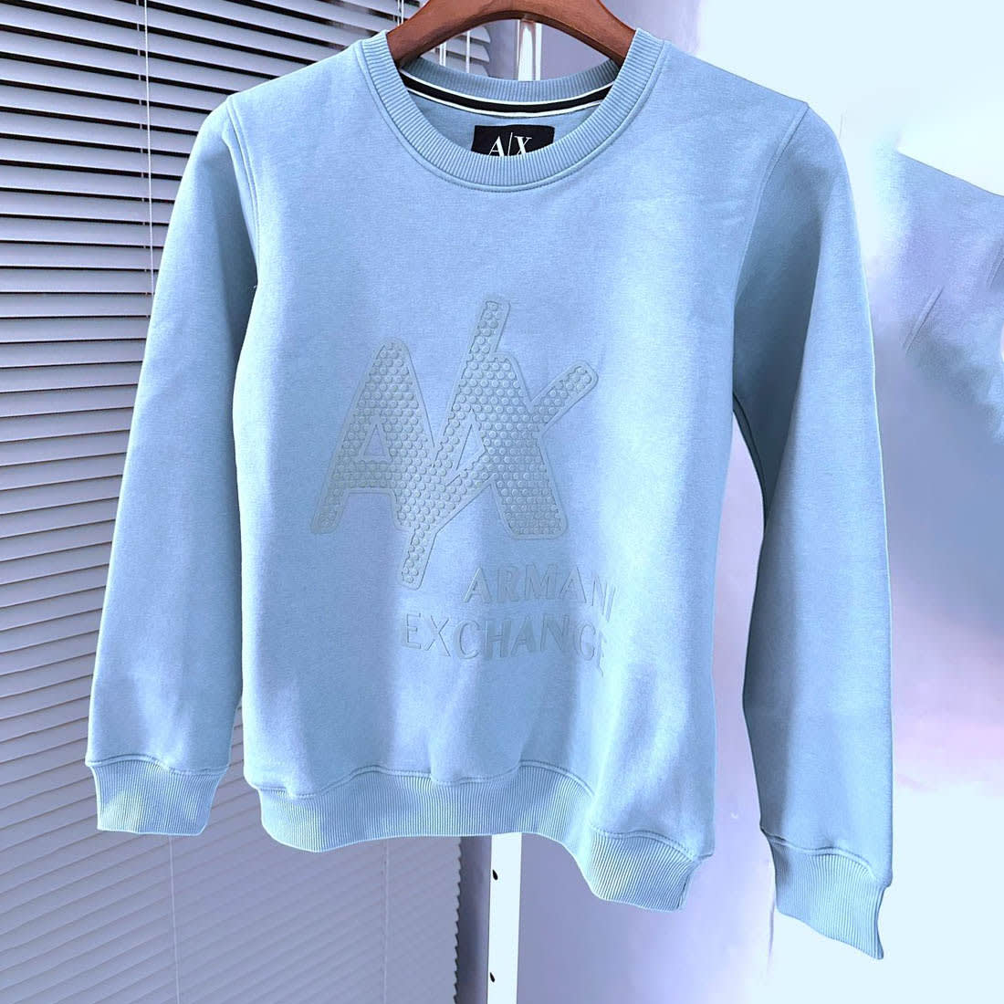 Armani Exchange Sky Blue Premium Quality Sweatshirt-1