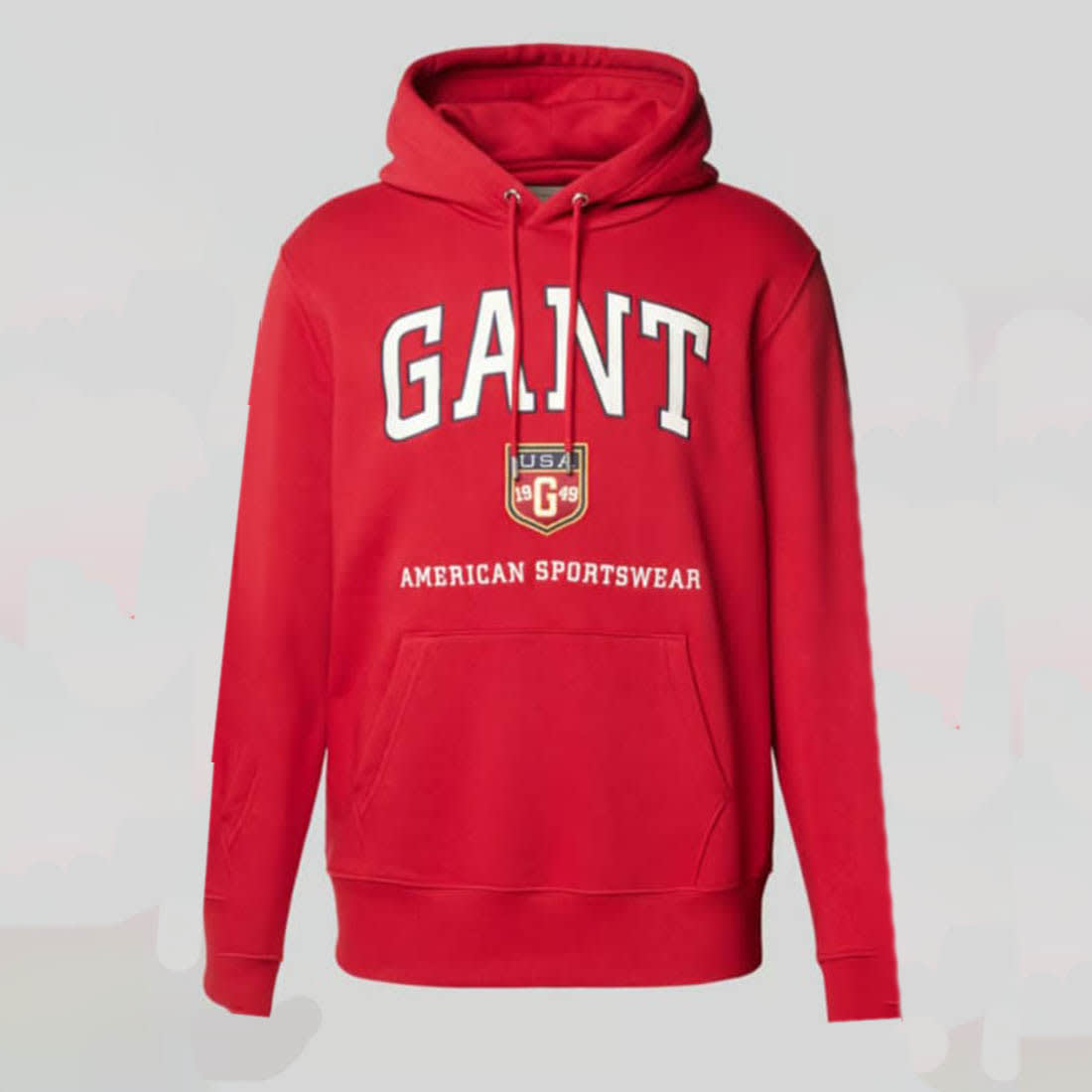 Gant Red Premium Quality Hoodie-0