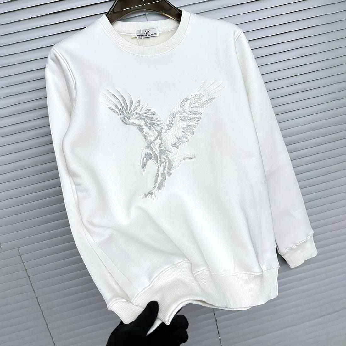 Armani Exchange White Premium Quality Sweatshirt-2