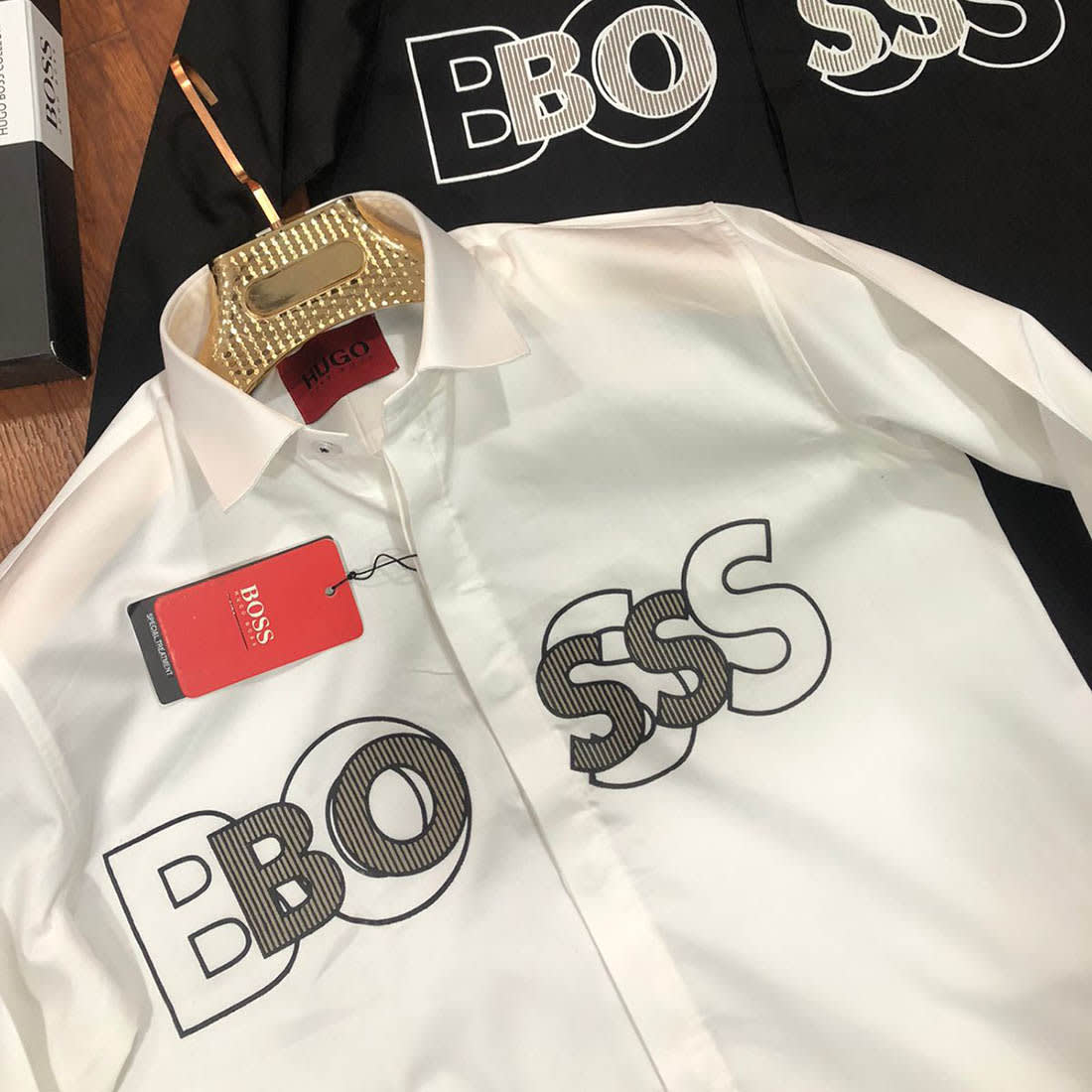 Hugo Boss White Premium Quality Shirt-1