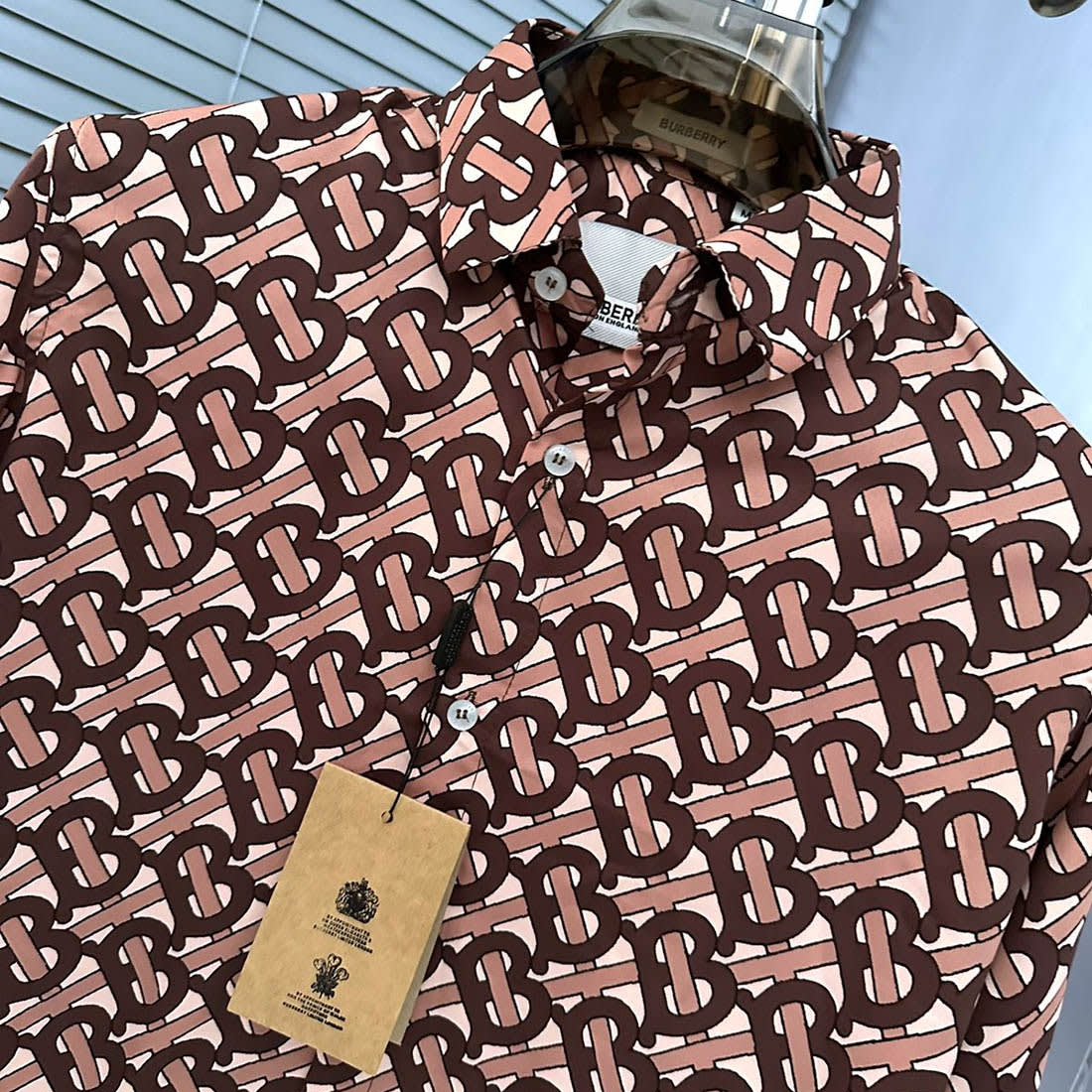 Burberry Brown Premium Quality Shirt-2