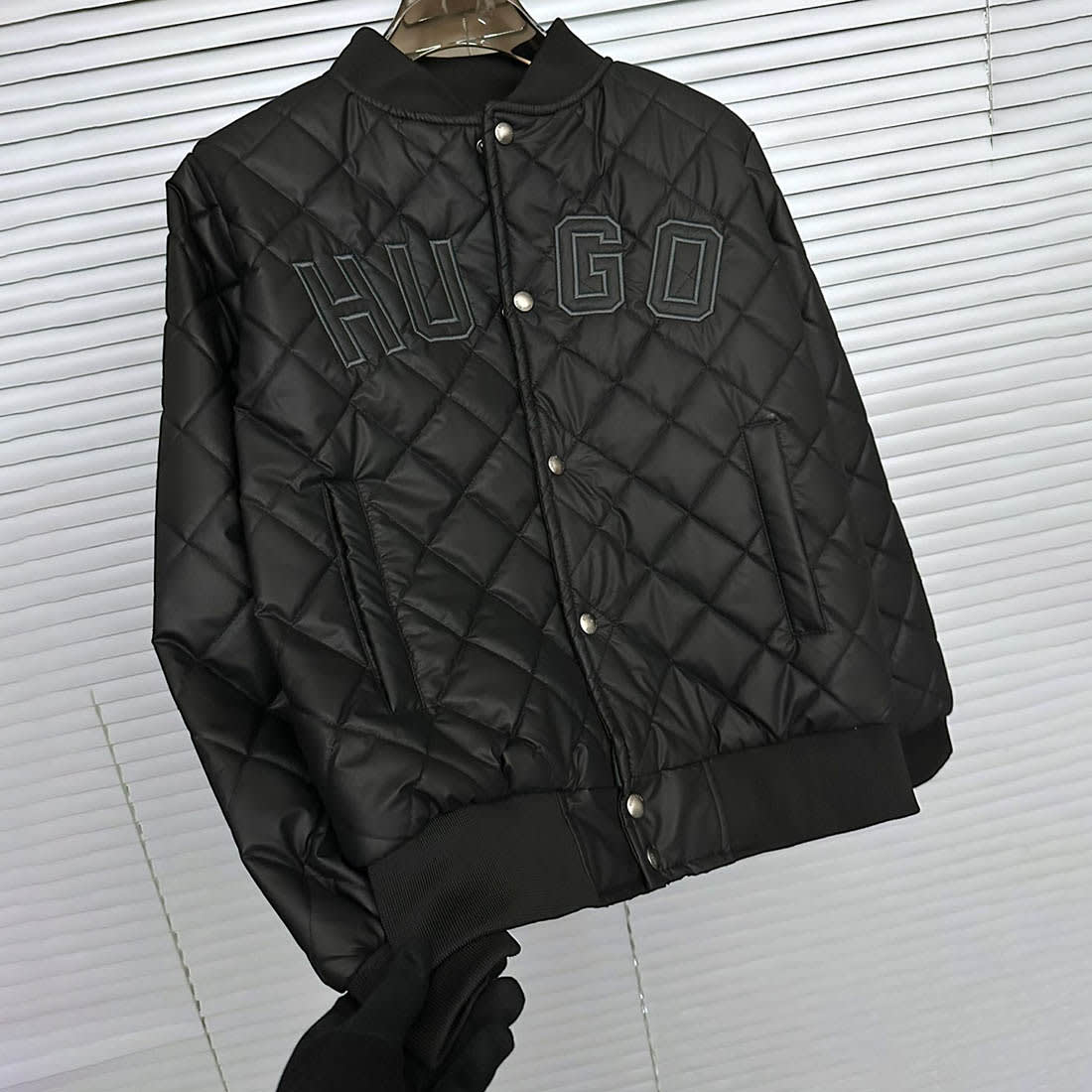 Boss Embroidered logo Black Premium Quality Jacket-2