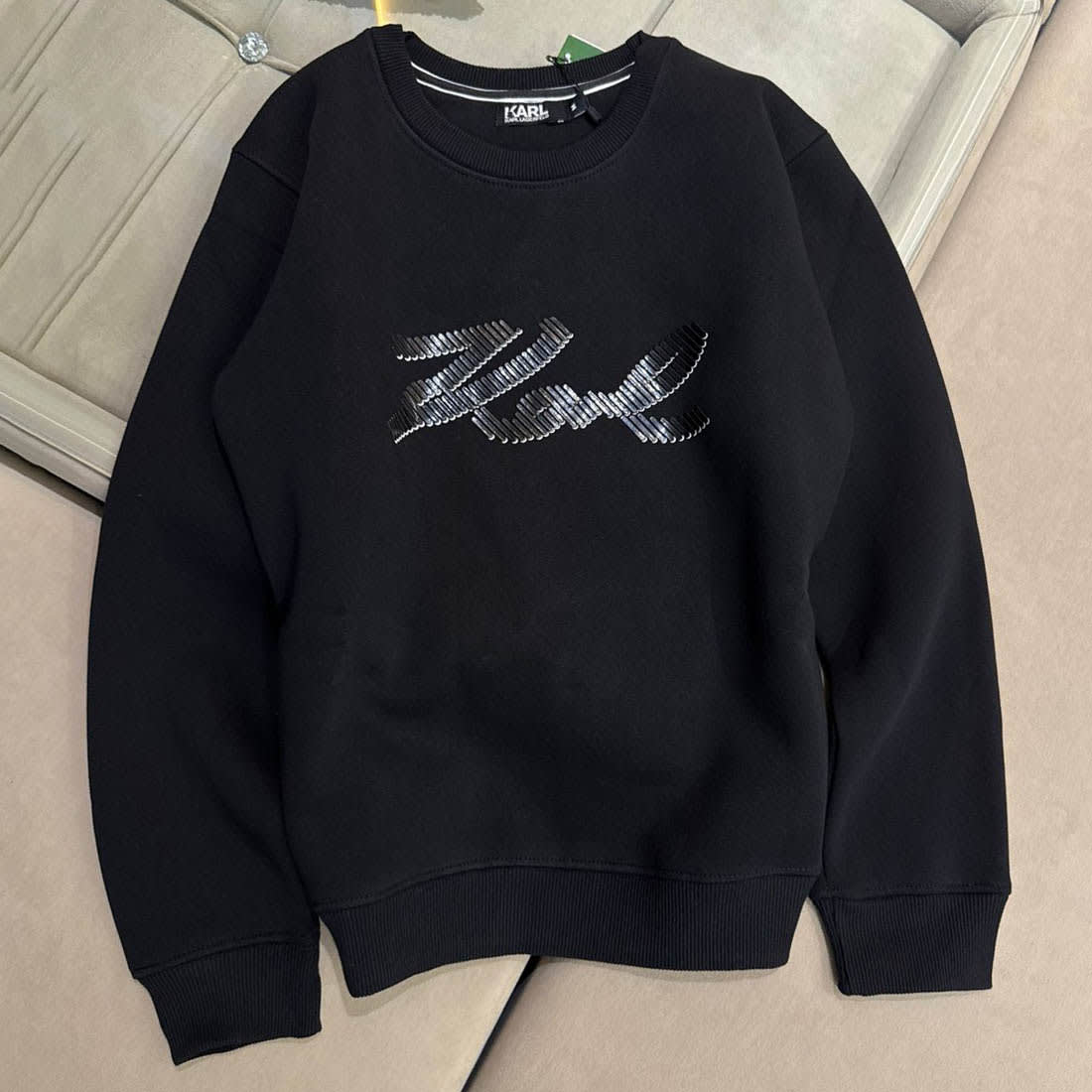 Karl Lagerfeld Black Premium Quality Sweatshirt-1