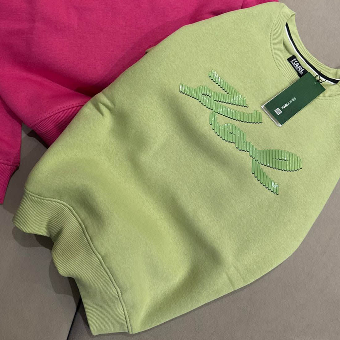 Karl Lagerfeld Green Premium Quality Sweatshirt-0