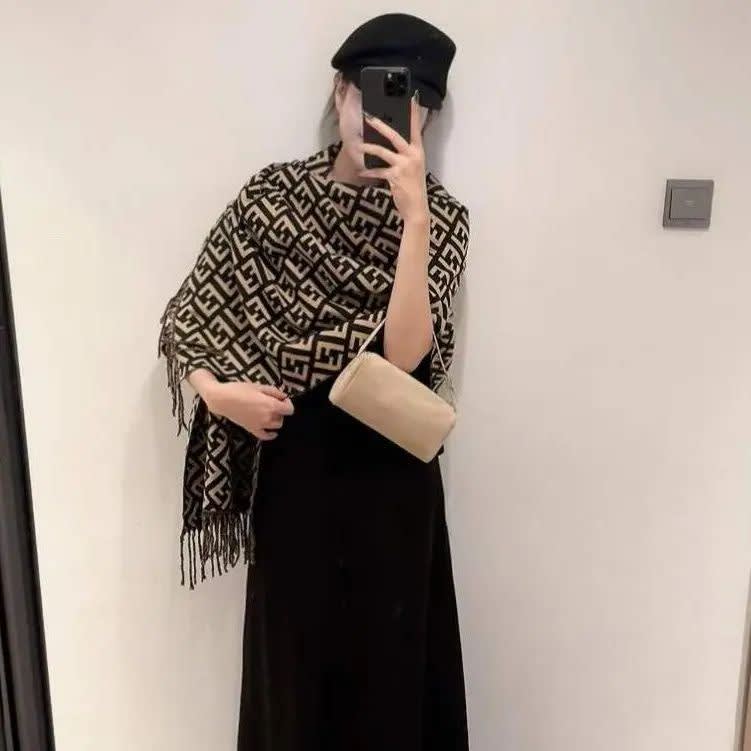 Fendi Brown Premium Quality Stole-0