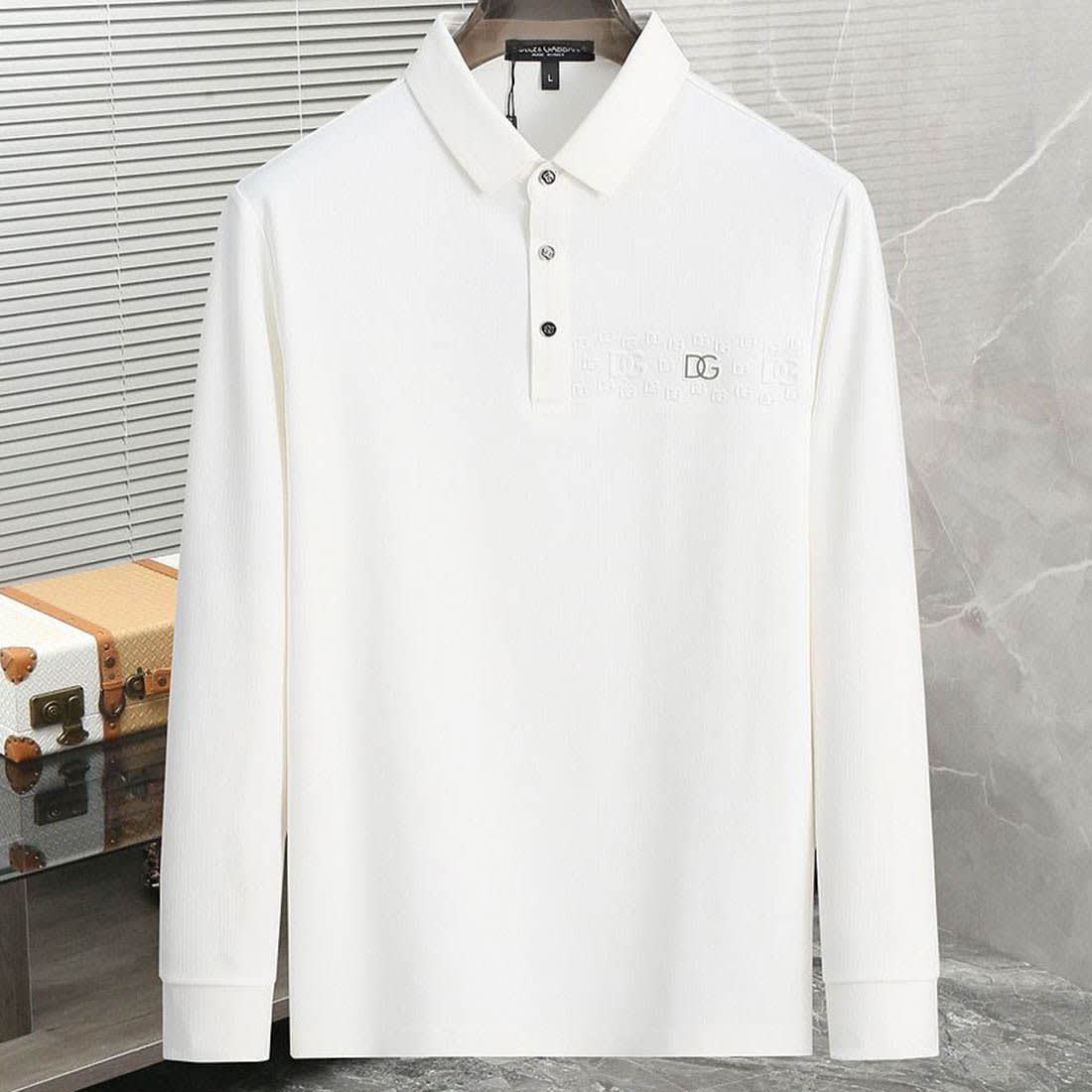 Dolce & Gabbana White Premium Quality Full Sleeves T-shirt-0
