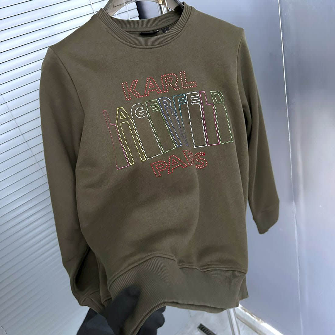 Karl Lagerfeld Green Premium Quality Sweatshirt-1