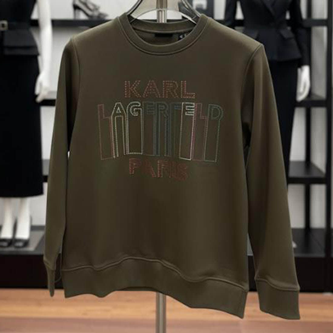Karl Lagerfeld Green Premium Quality Sweatshirt-2
