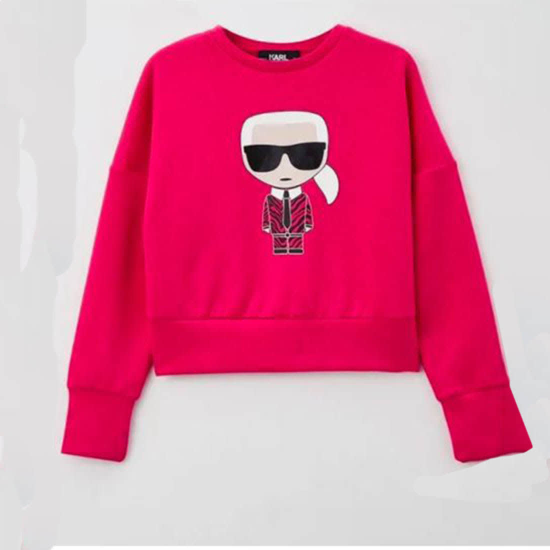 Karl Lagerfeld Pink Premium Quality Sweatshirt-1