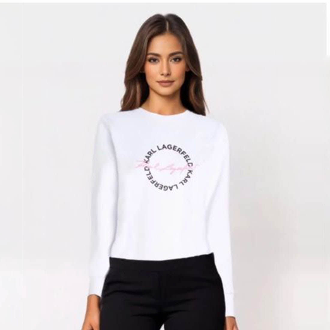Karl Lagerfeld White Premium Quality Sweatshirt-0