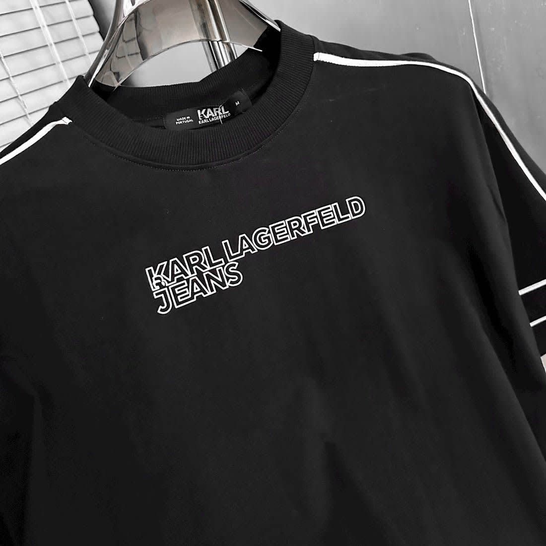 Karl Lagerfeld Black Premium Quality T-shirt-4