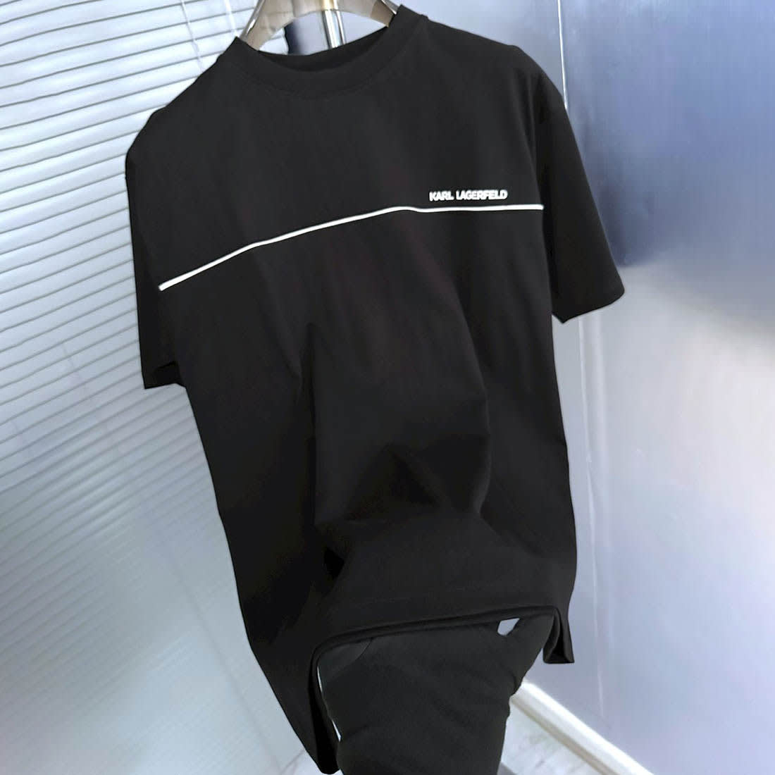 Karl Lagerfeld Black Premium Quality T-shirt-2