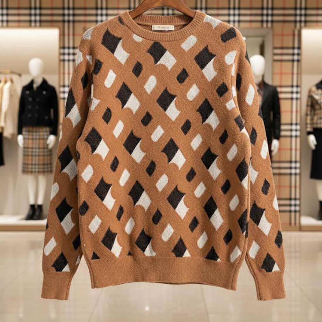 Burberry Brown Premium Quality Sweatshirt-4