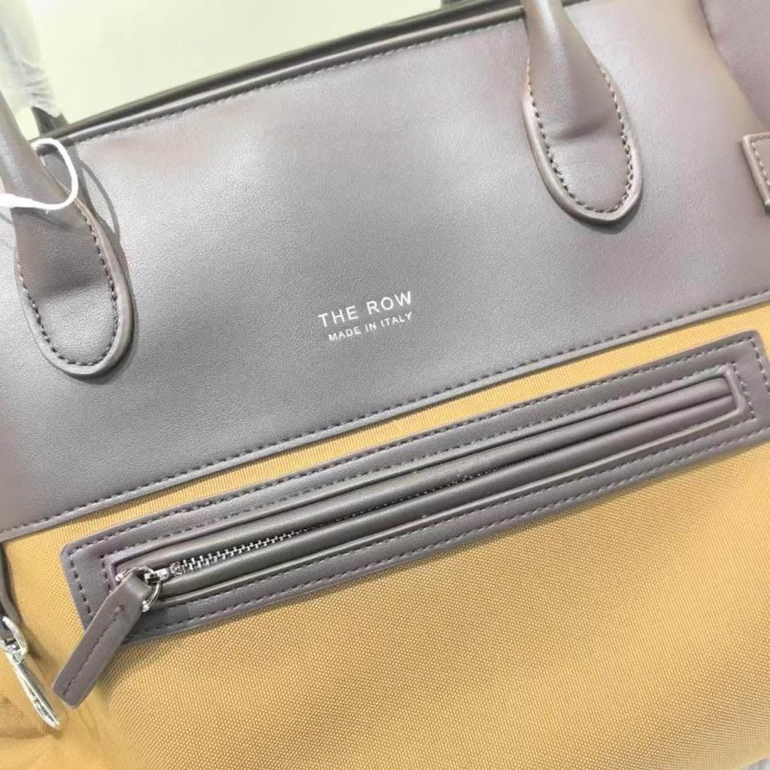 Row Margaux 17 Inside Out Brown Tote Bag-1