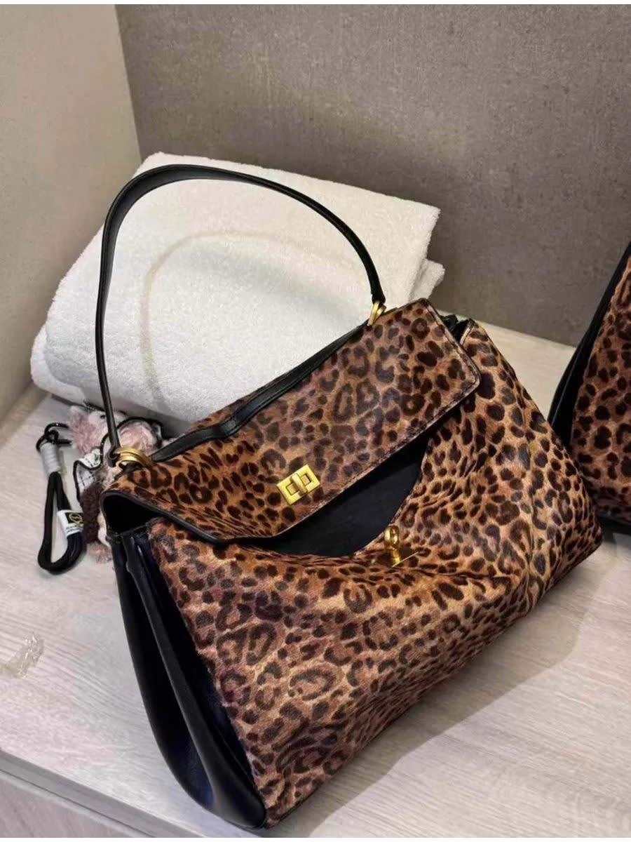 Balenciaga Rodeo Suede Black Shoulder Bag-1