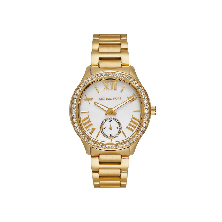 Michael Kors Women Mother Of Pearl Dial & Stainless Steel Watch MK4805 - Watches for Women-0